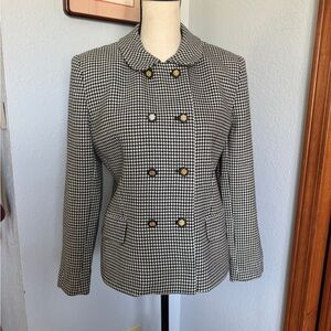 Vintage Houndstooth Blazer